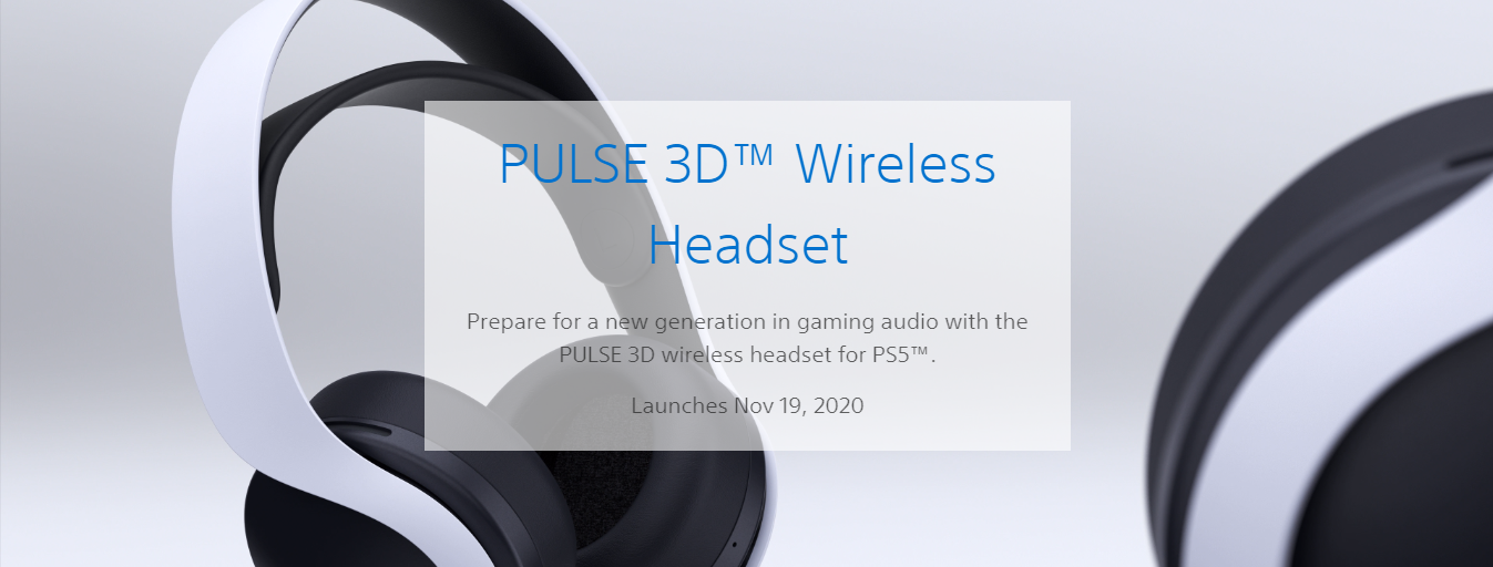 PlayStation 5 PULSE 3D Wireless Headset features